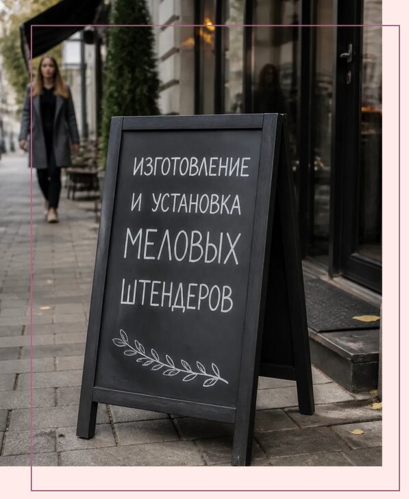 Меловые штендеры в Клине по цене от 6659 р. | Аванза-Кли